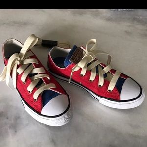 Red/Blue Kids Converse Sz 1